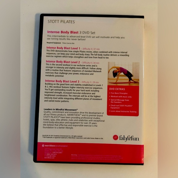 Scott Pilates Intense Body Blast- 3 DVD Set - Picture 2 of 4